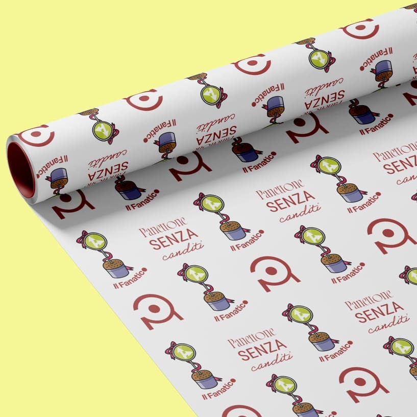 🎁 Carta regalo “Panettone SENZA canditi” – Edizione Bianca